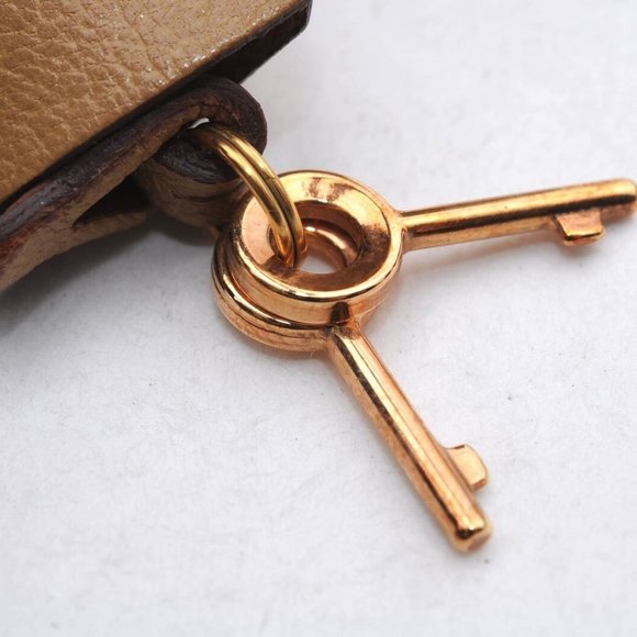 Auth PRADA Madras Cerniera Leather Doctors Hand Bag B11246 Yellow Brown - Picture 10 of 12